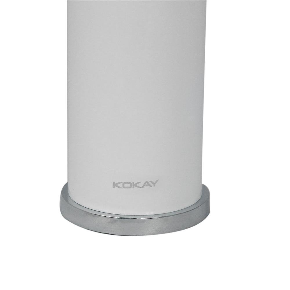 Torneira Lavatório Monocomando Bica Alta Móvel Branco Inox - KOKAY