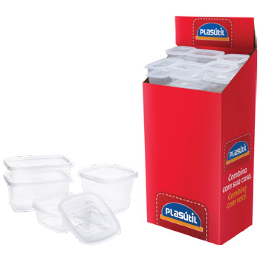 Feirinha Pote Pop Incolor- 200 Uni Plasútil
