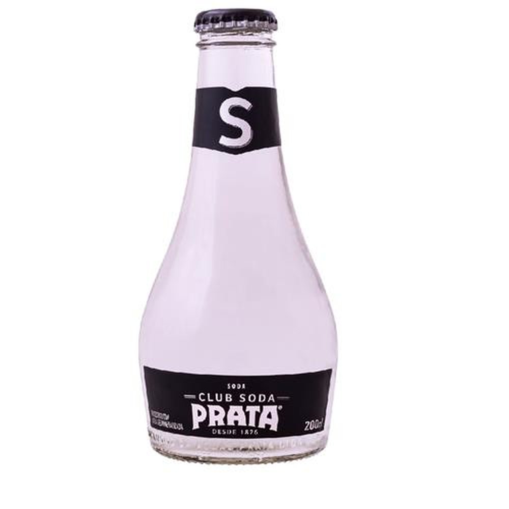 Refrigerante Club Soda Prata Vidro 200ml - 06 unid.