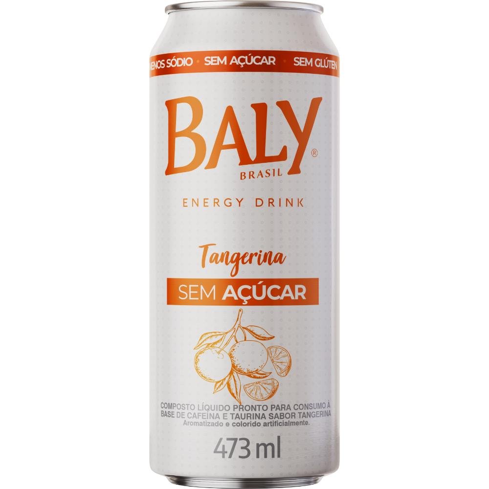 Energetico Baly Tangerina Sem Acucar 473Ml