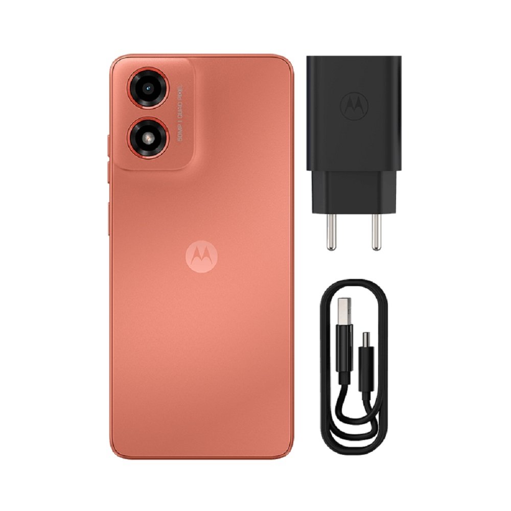 Smartphone Motorola Moto G04s XT2421-6, 128GB Coral