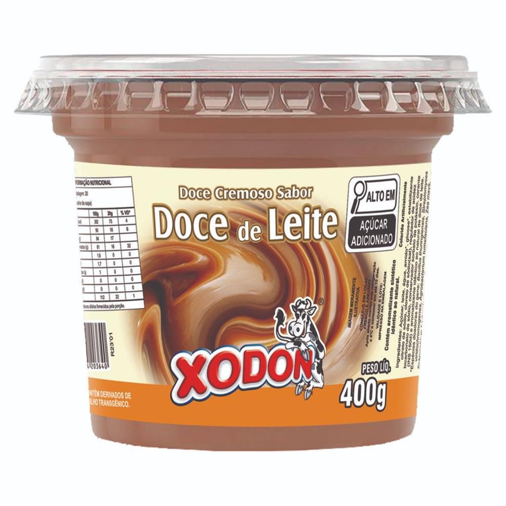 Doce Cremoso Sabor Doce de Leite 6x400g