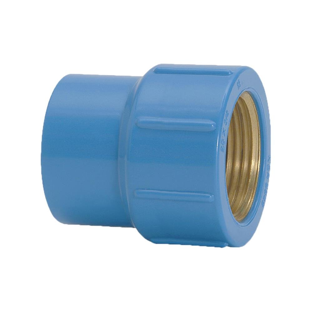 Luva Azul Latão 25X3/4 Amanco Sl10414 C24