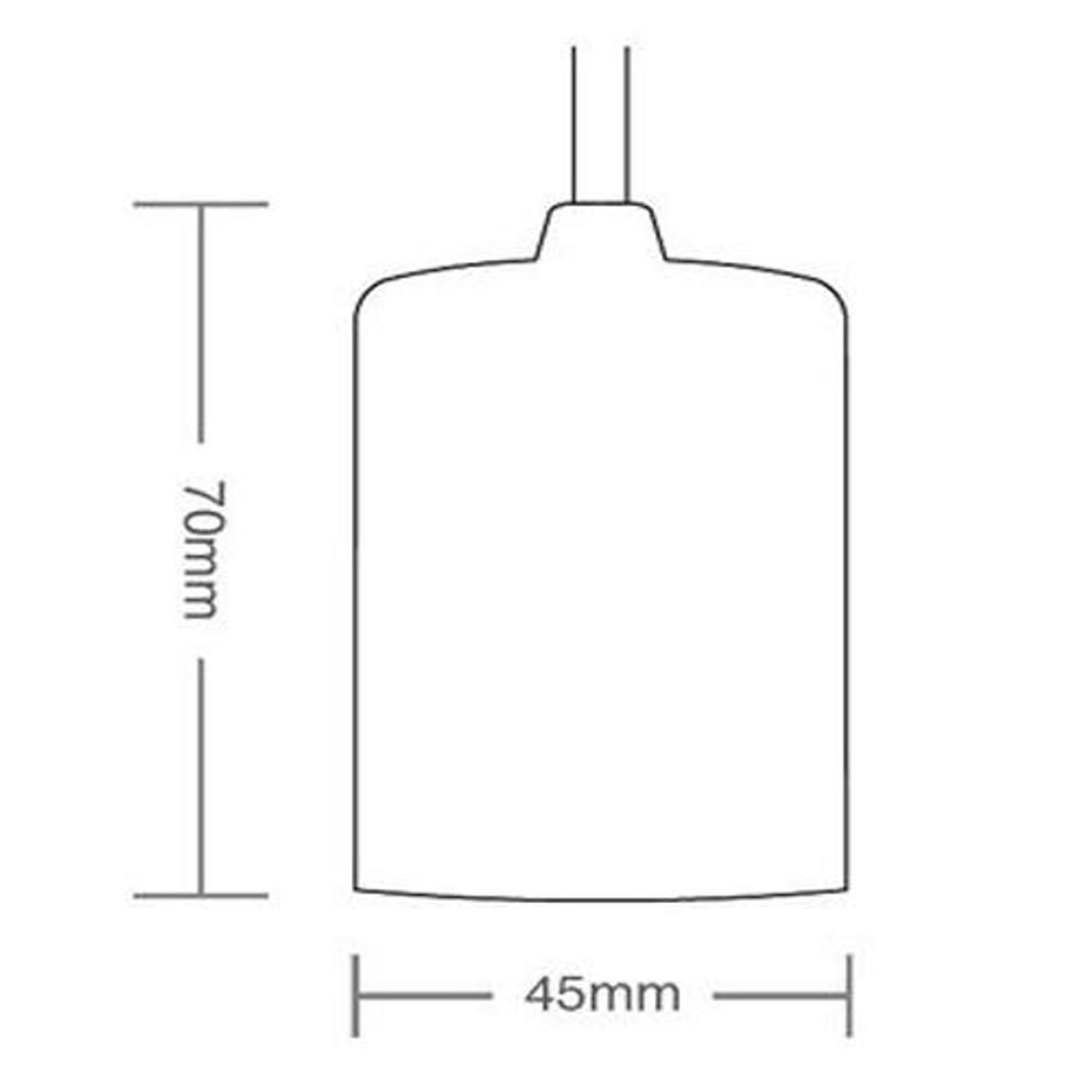 Pendente E-27 Dot Metal Preto Taschibra