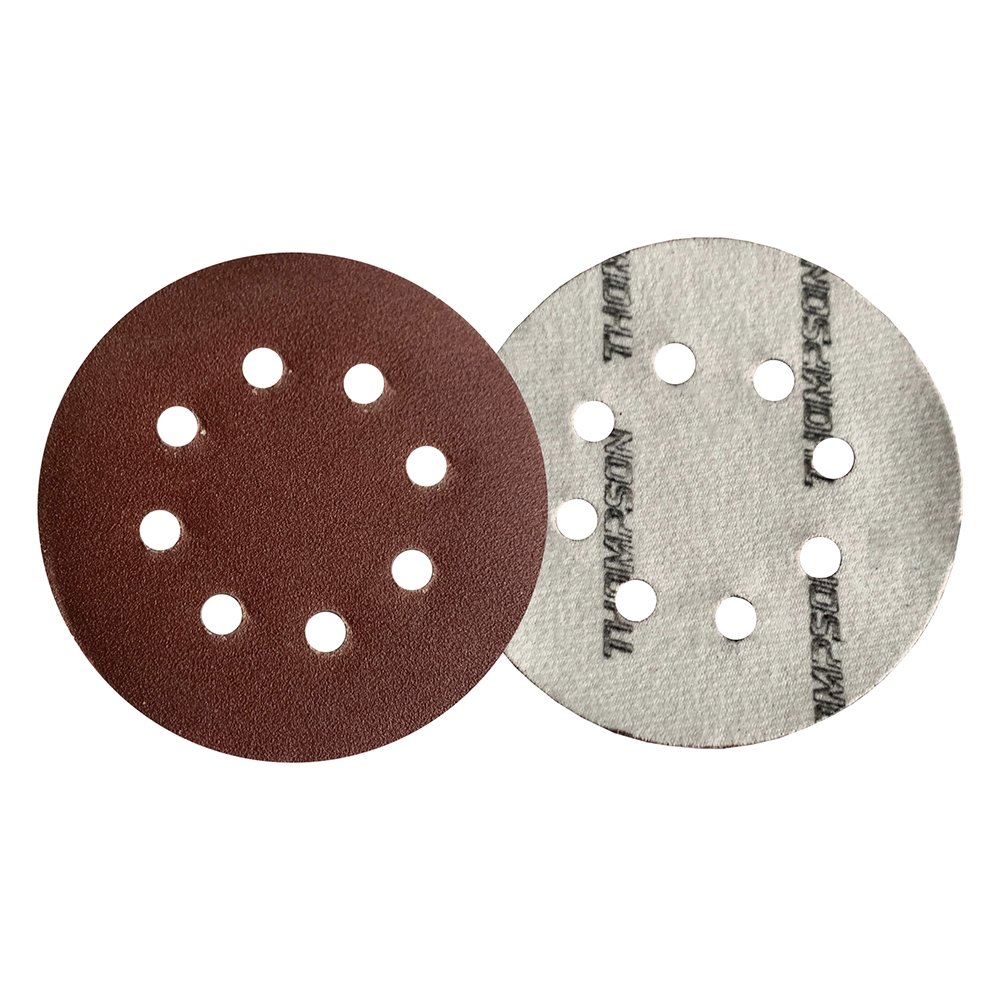 DISCO LIXA THOMPSON COM VELCRO 5P G100 8 FUROS 10X1