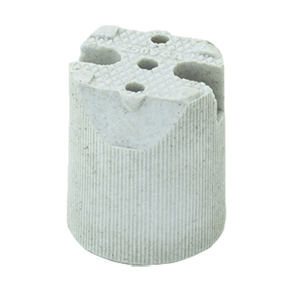 Soquete/Receptáculo Thompson Porcelana E27 TH51 - Embalagem com 50 Unidades