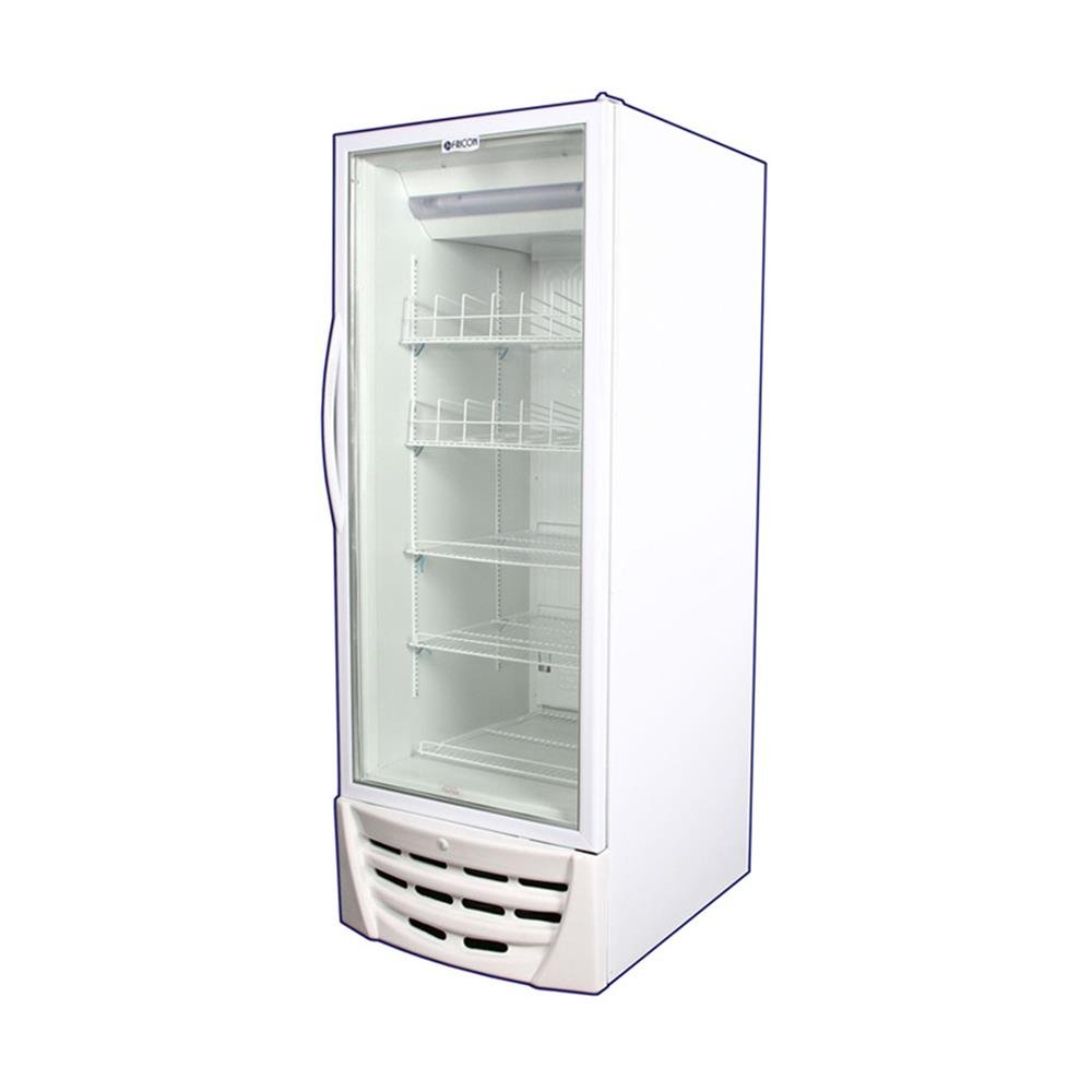 Geladeira 501L Refrigerador Porta Vidro Fricon 220V