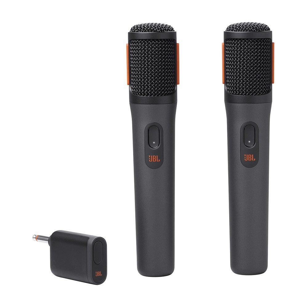Microfone Sem Fio Duplo Jbl Partybox Wireless Preto Harman Jbl