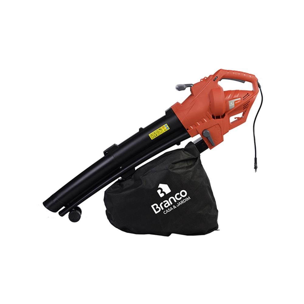 Soprador Folhas + Aspirador Branco 110V
