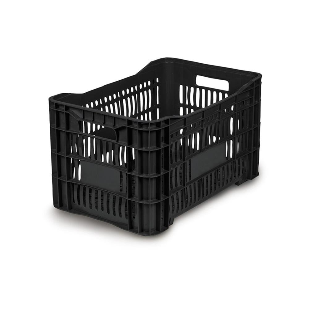 Contentor Plastico 31X55x36 46L Preto Mercoplasa
