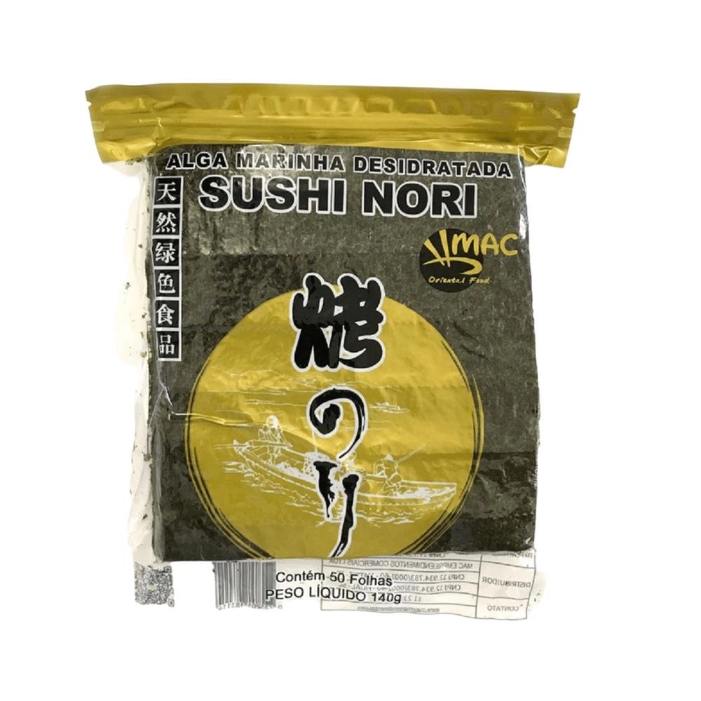 Alga Marinha Yakisushi Nori Gold 50 Folhas