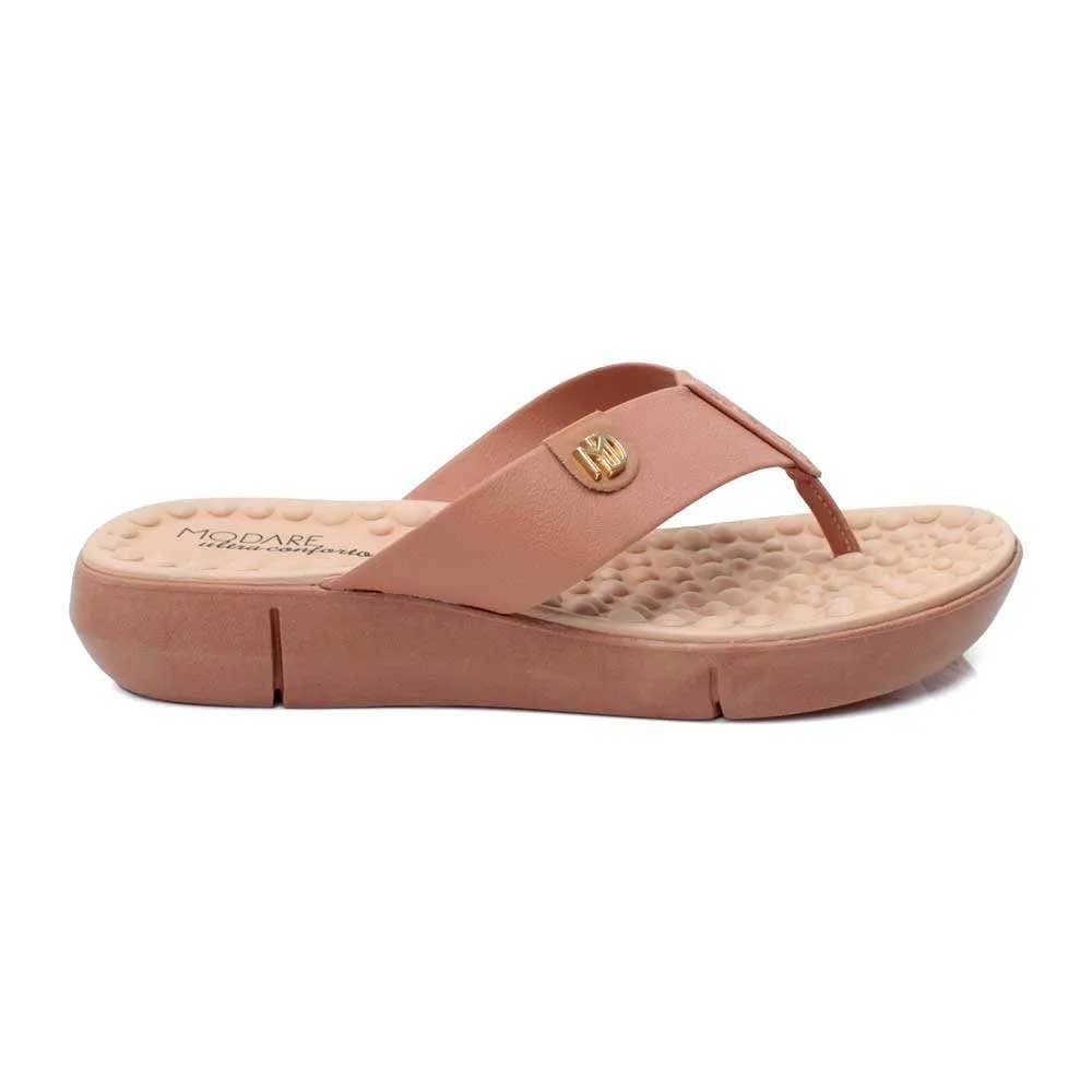 Tamanco Modare 7142.106.21793.96783 Nude Camel 34-39 com 12 Pares