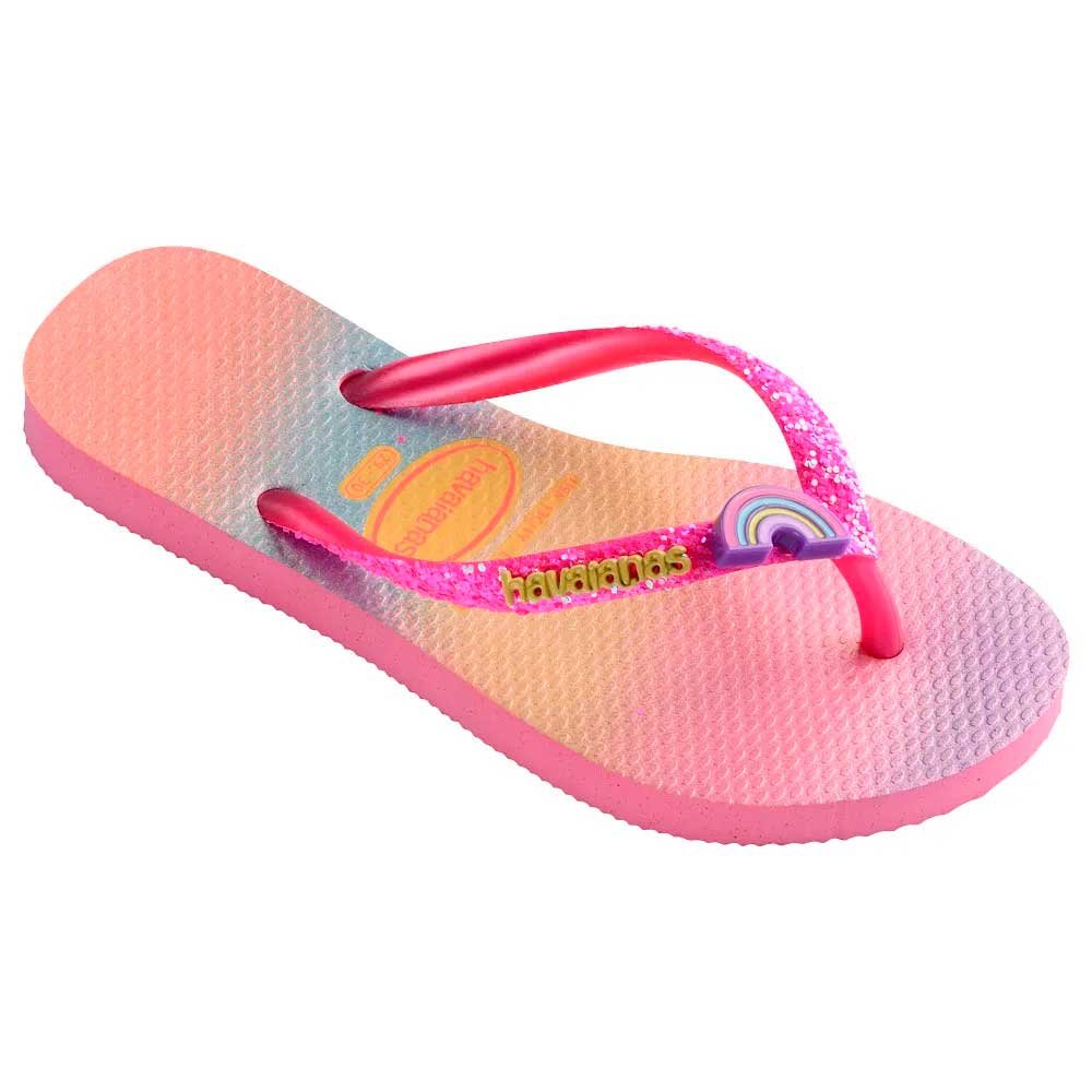 Havaianas Kids Slim Glitter II 2139 Pink Lemonade Rosa 27/28 Com 12 Pares