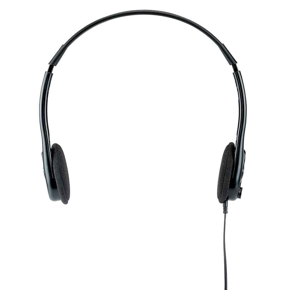 Fone De Ouvido Mono Mic Genius M-200c Plug 3,5mm Para Notebook