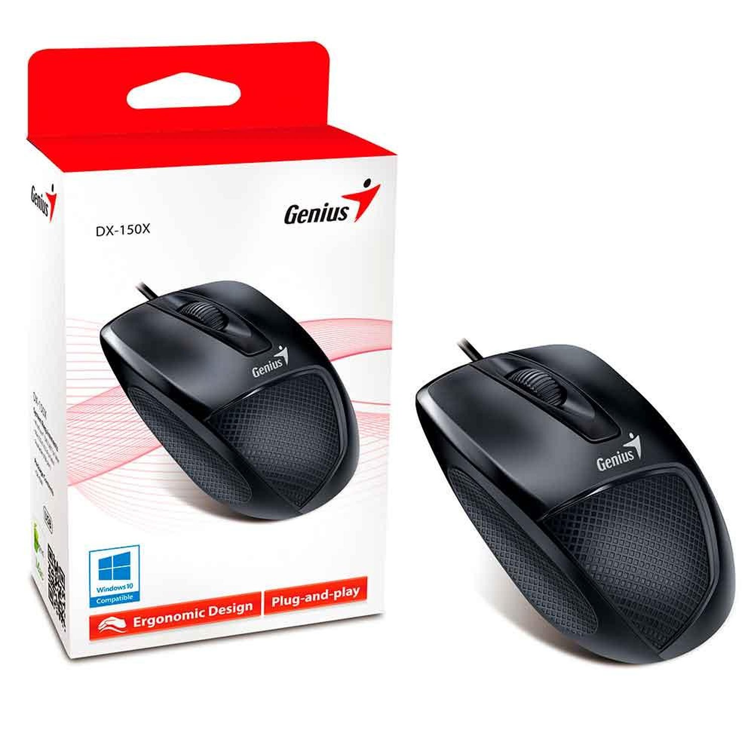 Mouse Genius Dx-150x Optico Usb Preto