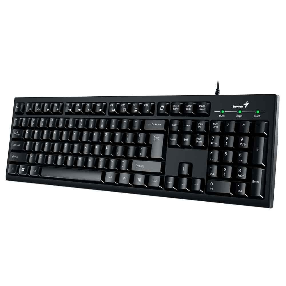 Teclado Genius Smart Kb-100 Usb Preto Abnt 2