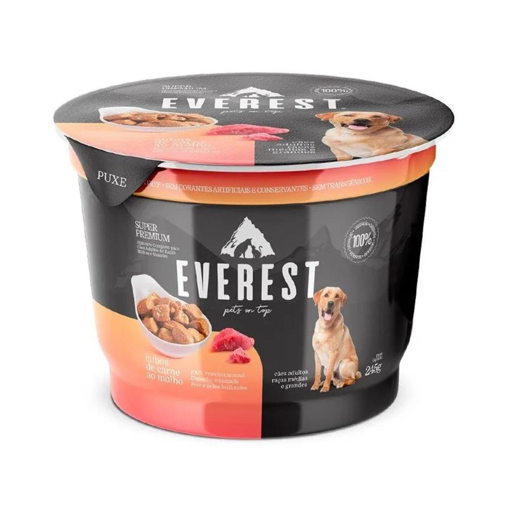 Ração Dog Wet Everest Adulto Rmg 245g