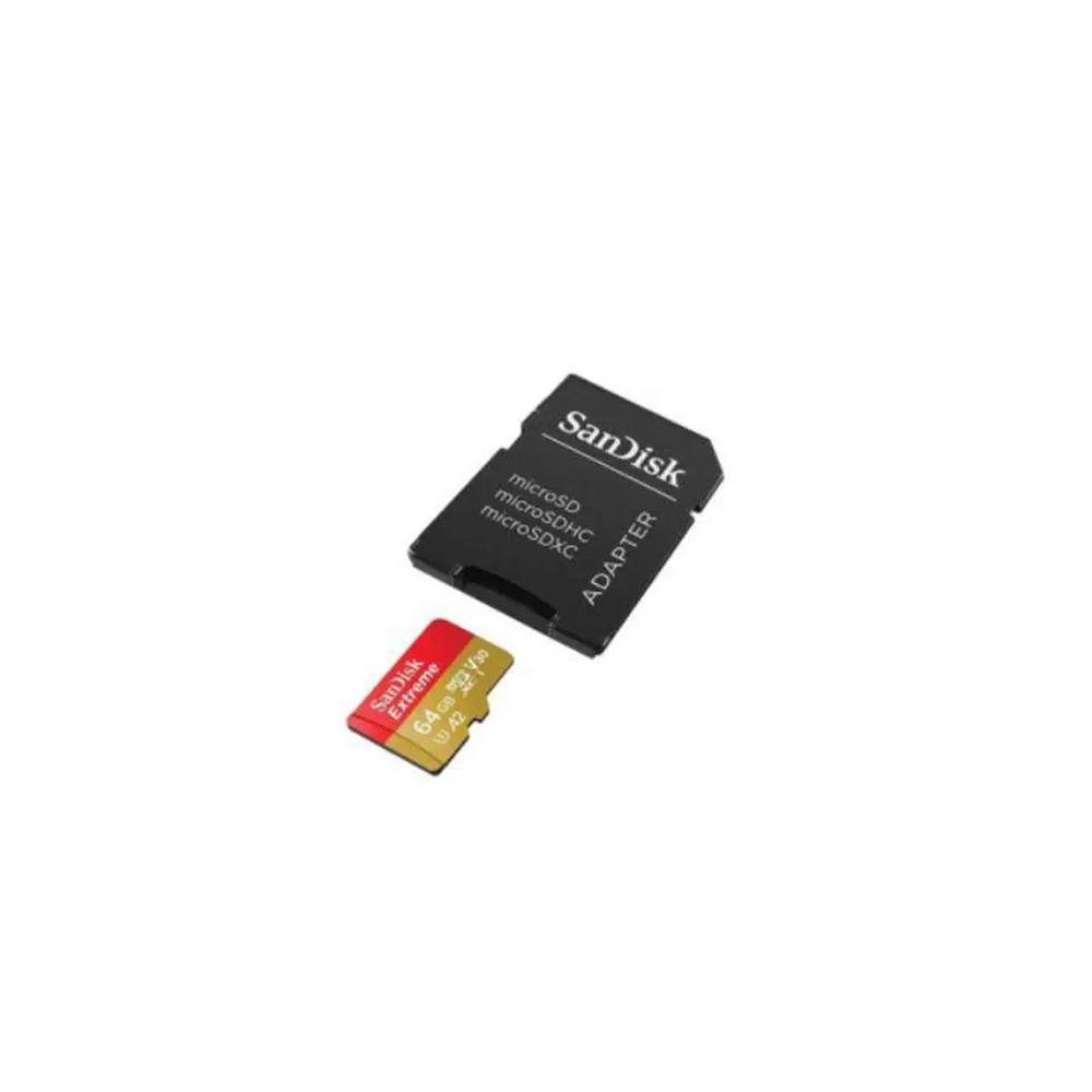 Cartao Micro Sd Sandisk Extreme 64gb 100mbs C/ Adaptador