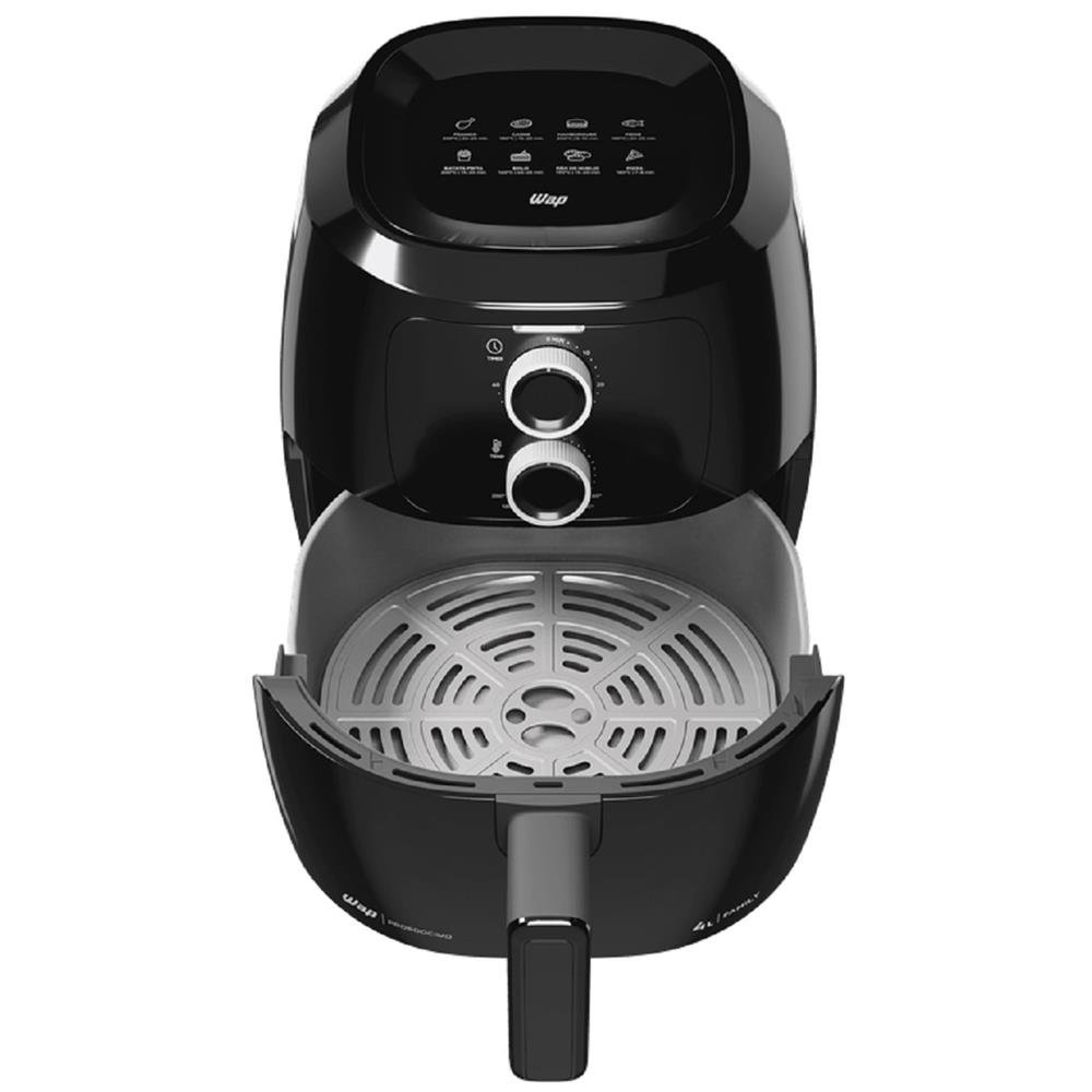 Fritadeira Eletrica Air Fryer WAP Family 4L, 1500W, 127V, Preto