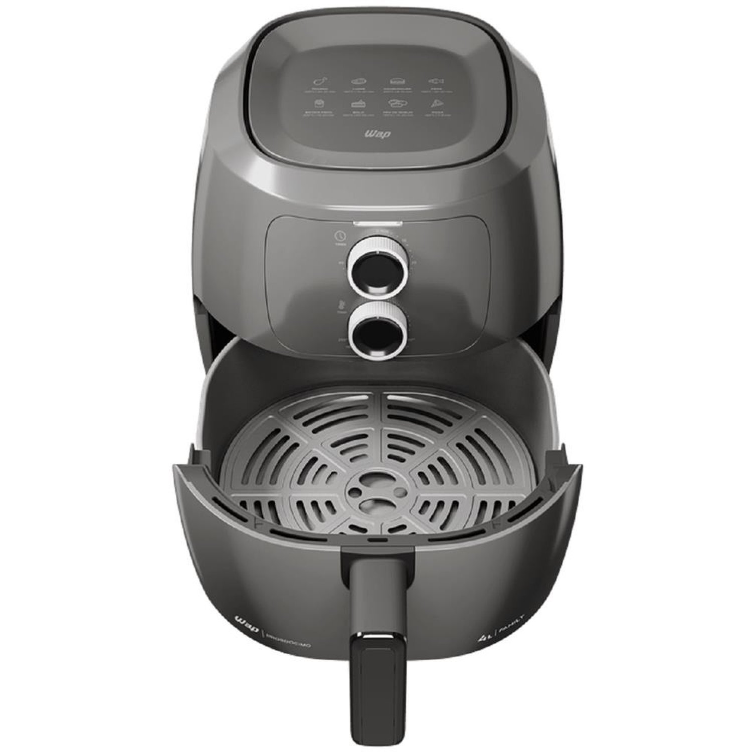 Fritadeira Elétrica Air Fryer Wap Family 4L, 1500W, 127V, Cinza