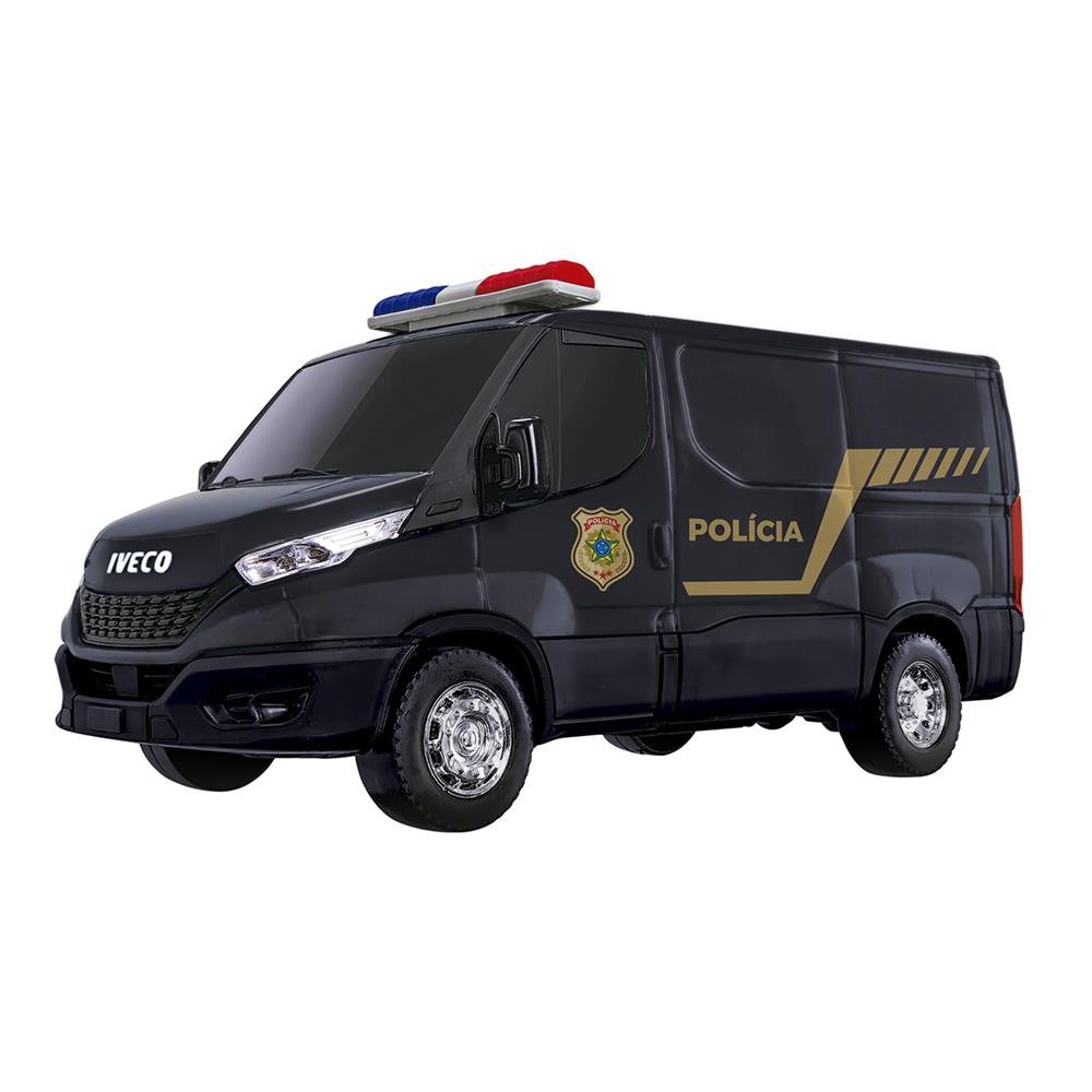 Iveco Daily Policia Com Acessorios (Van) - Usual Brinquedos