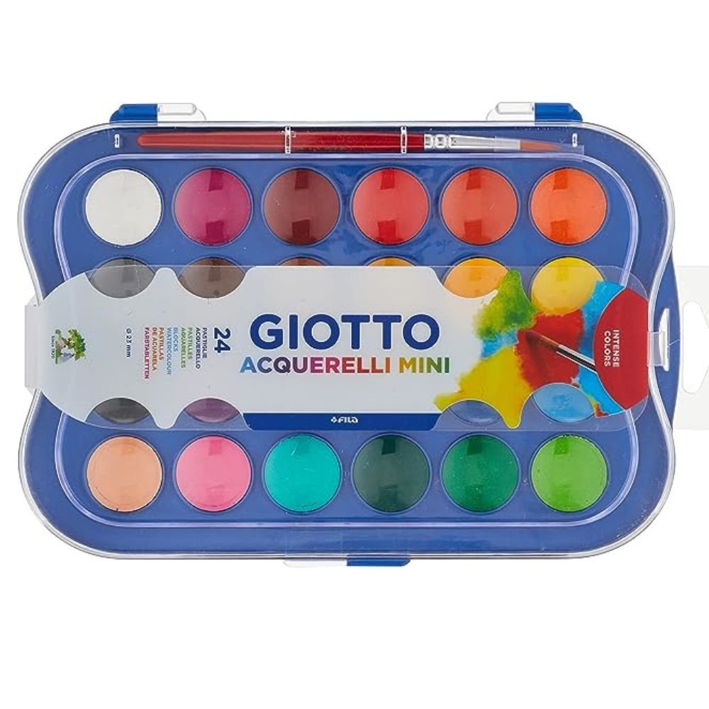 Aquarela Giotto Mini 24 Cores 23mm Canson - 352600