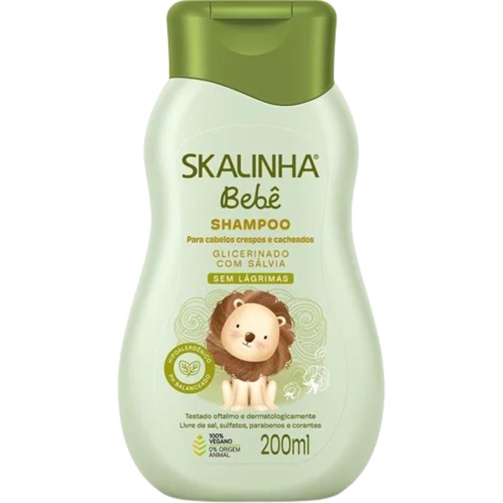 Shampoo Skalinha Bebe Glicerinado Salvia 200Ml