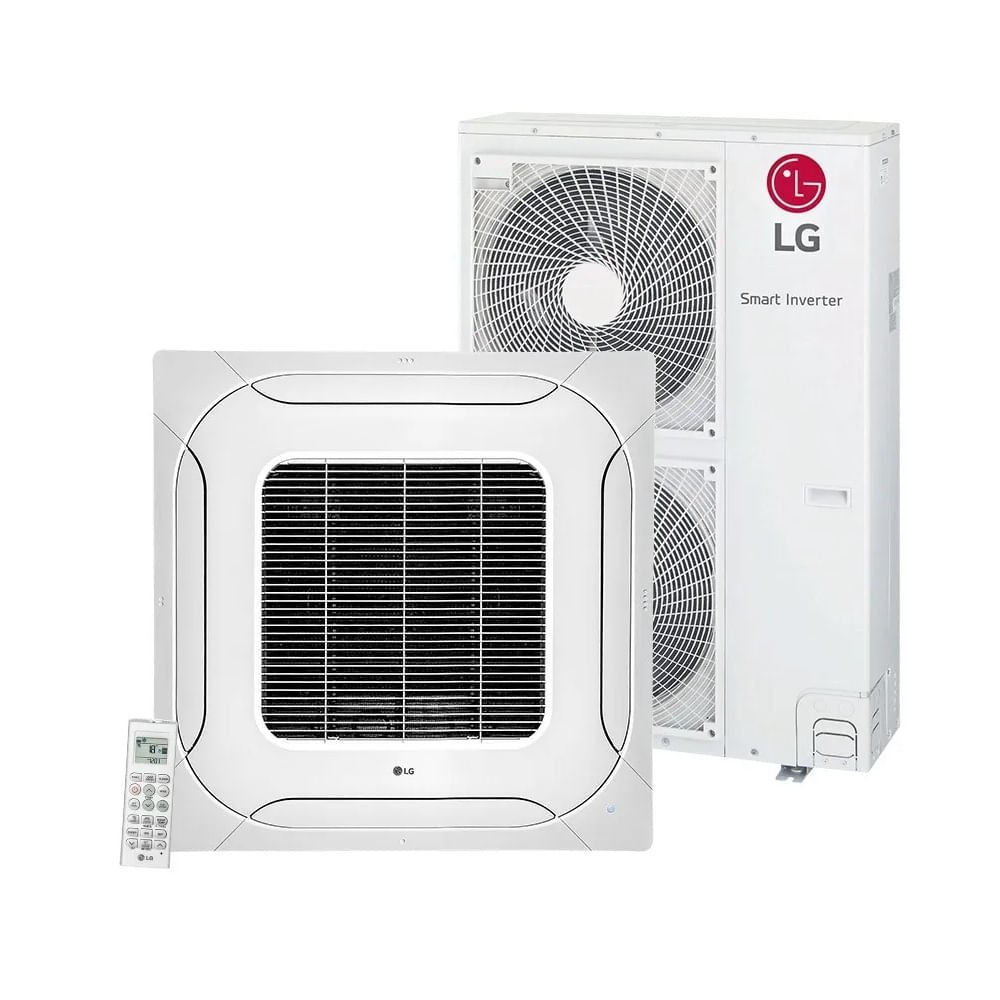 Ar Condicionado Split LG Cassete Inverter 50000 BTU/h Quente e Frio Monofásico ATNW60GMLP1ANWZBRZ ¿ 220 Volts