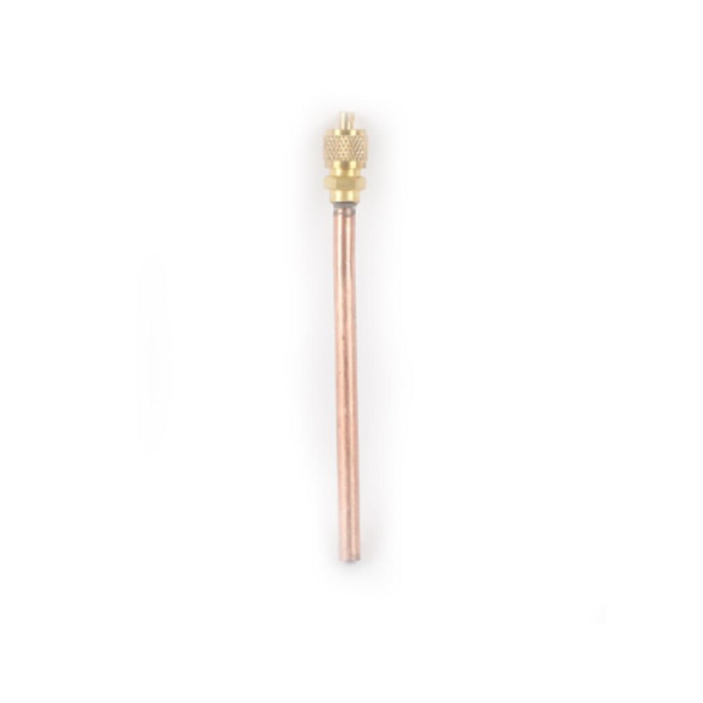 Válvula Schrader 1/4" x 100mm com União de Solda VIX