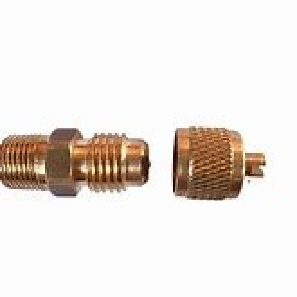 Válvula Schrader 1/4" x 100mm com União de Solda VIX