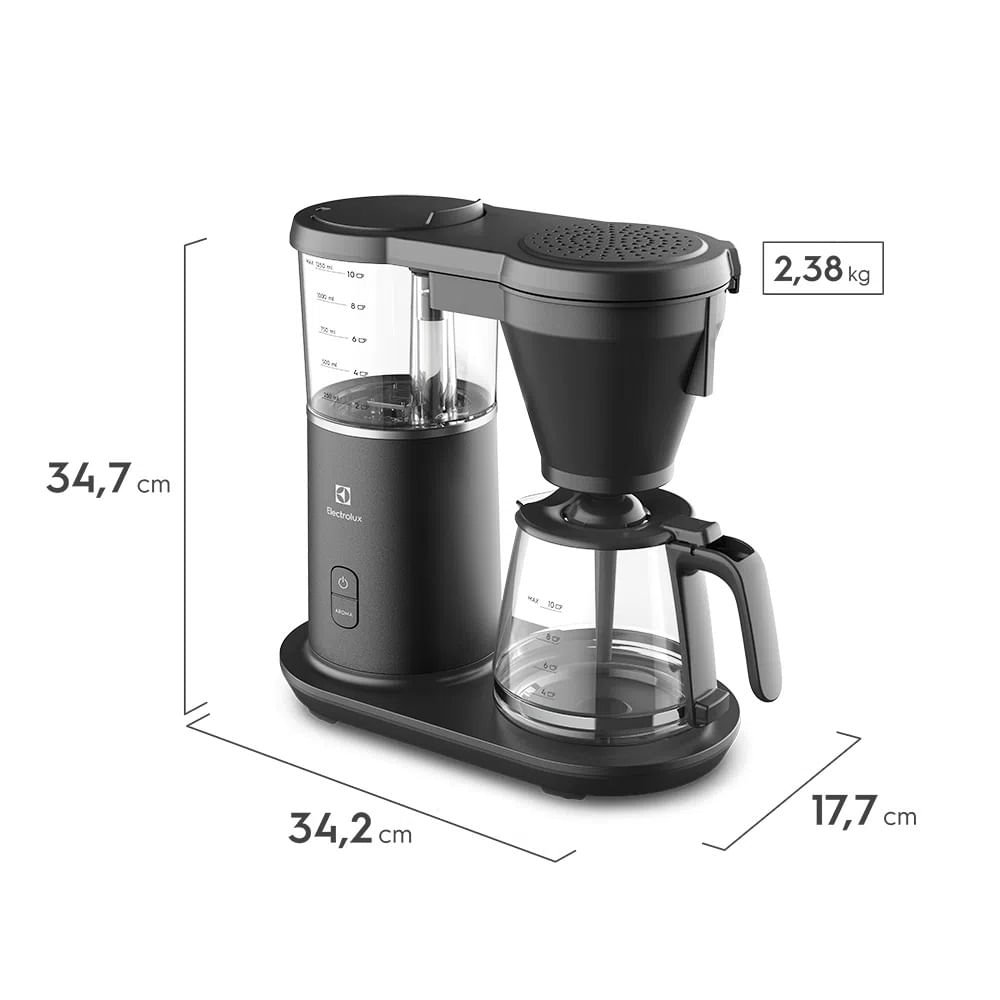 Cafeteira Elétrica Electrolux Automática Preta Cmp70 ¿ 127 Volts