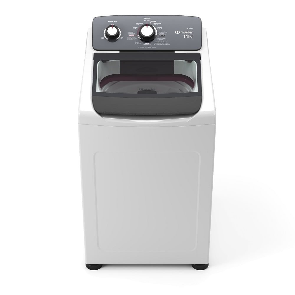 Lavadora de Roupas Automática Mueller 11Kg Ciclo Rápido Branca MLA11 ¿ 127 Volts