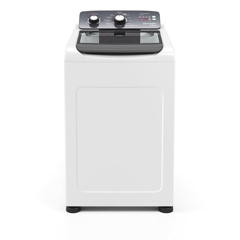 Lavadora de Roupas Automática Mueller 13Kg Ultracentrifugação e Ciclo Rápido Branca MLA13 ¿ 127 Volts