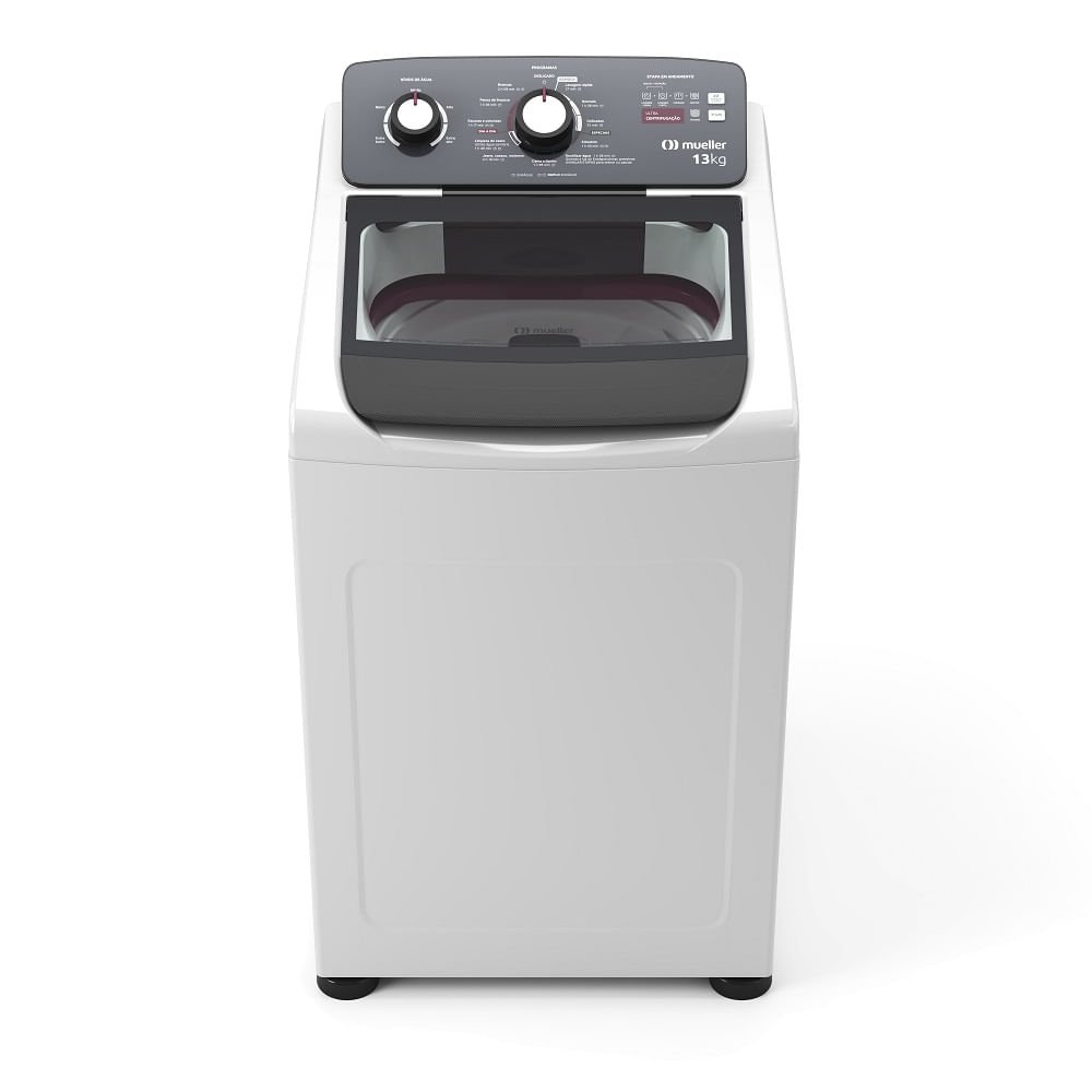 Lavadora de Roupas Automática Mueller 13Kg Ultracentrifugação e Ciclo Rápido Branca MLA13 ¿ 127 Volts