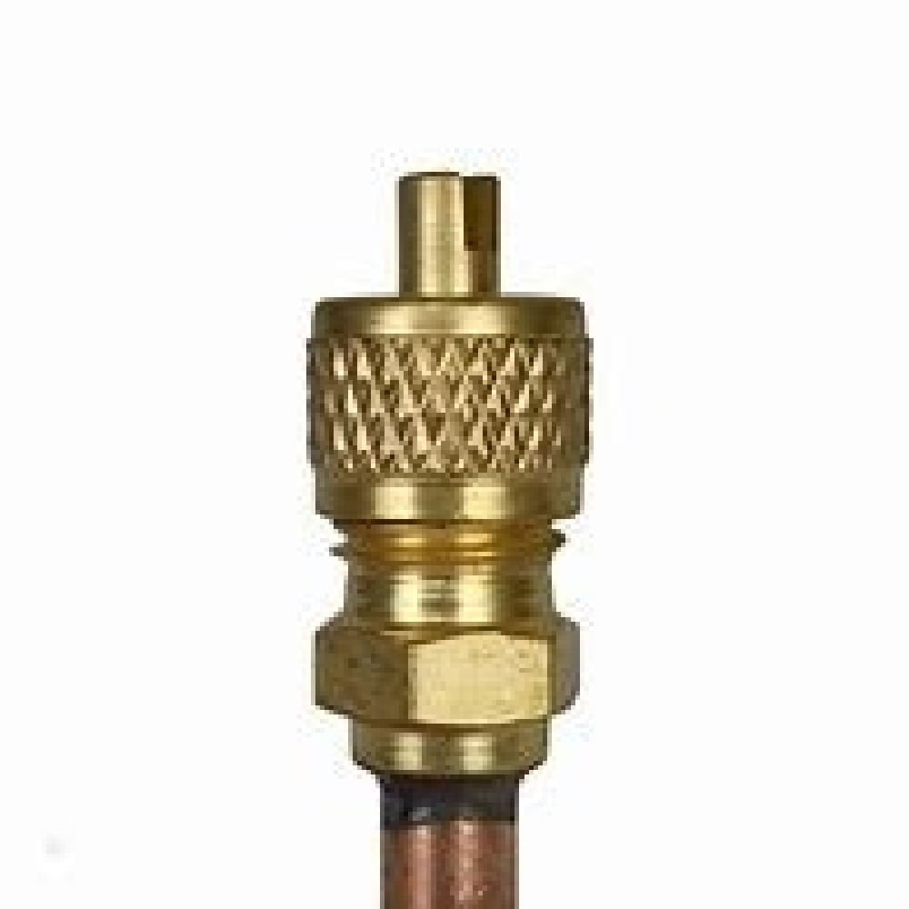 Válvula Schrader 1/4" x 50mm com União de Solda VIX