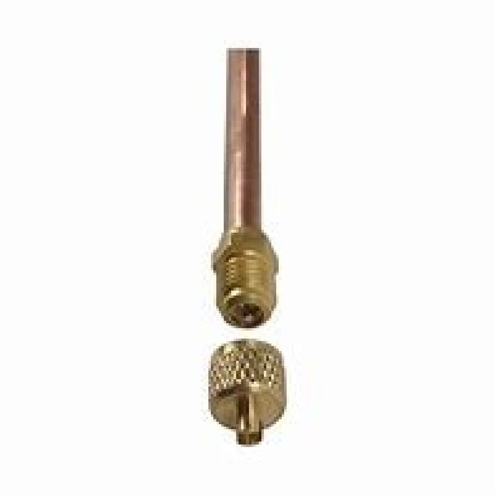 Válvula Schrader 1/4" x 50mm com União de Solda VIX