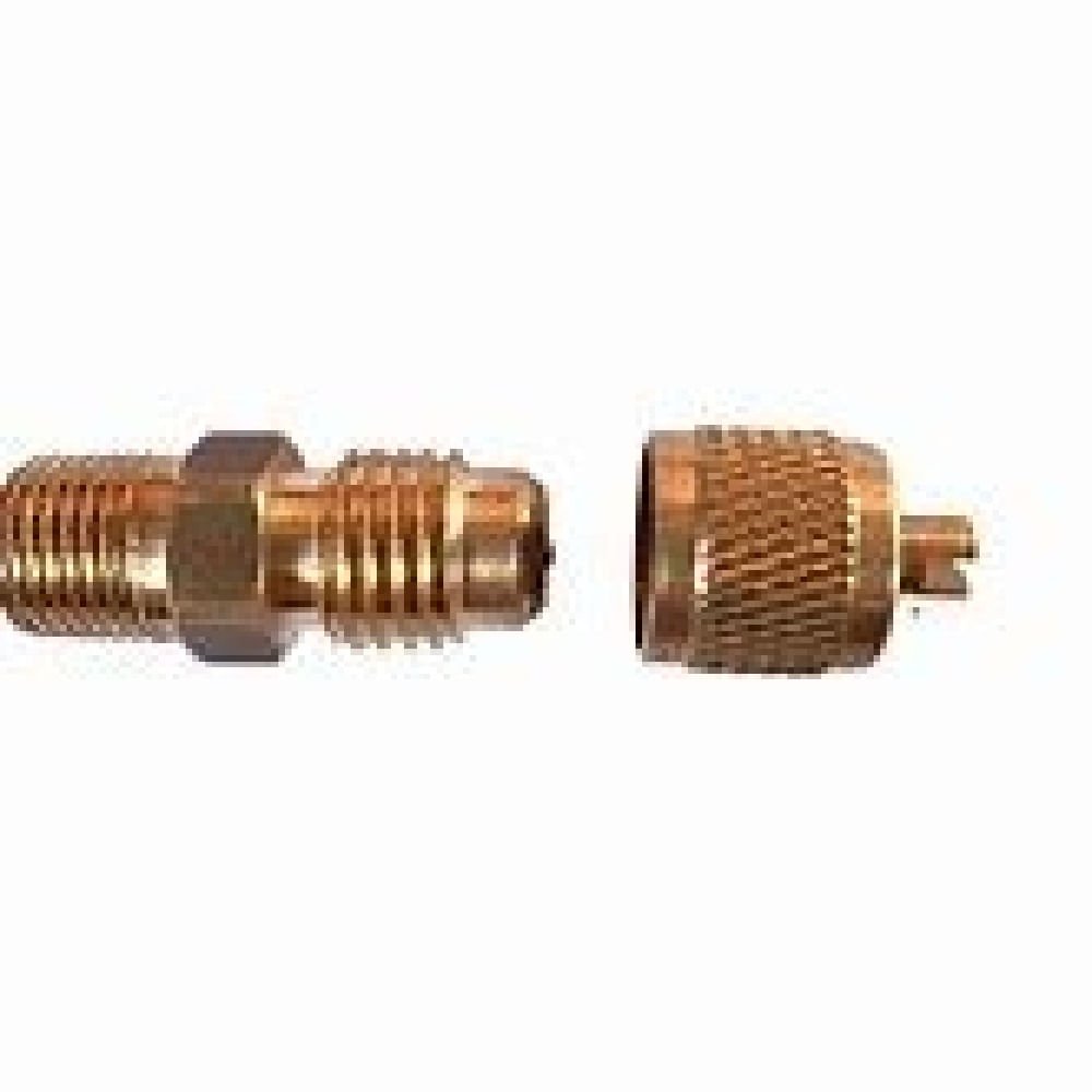 Válvula Schrader 1/4" x 50mm com União de Solda VIX