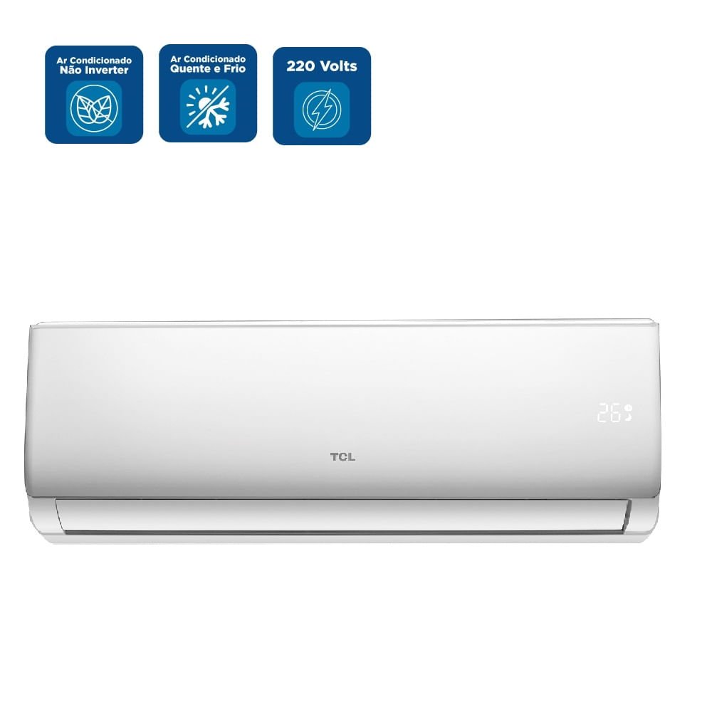 Ar Condicionado Split Hi Wall TCL 12000 BTU/h Quente e Frio TAC-12CHSA1 ¿ 220 Volts