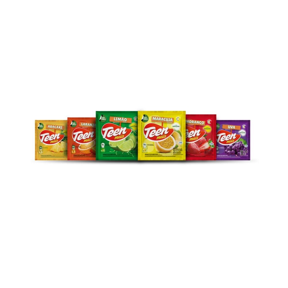 Refresco Em po Teen Mais 15 G - Morango