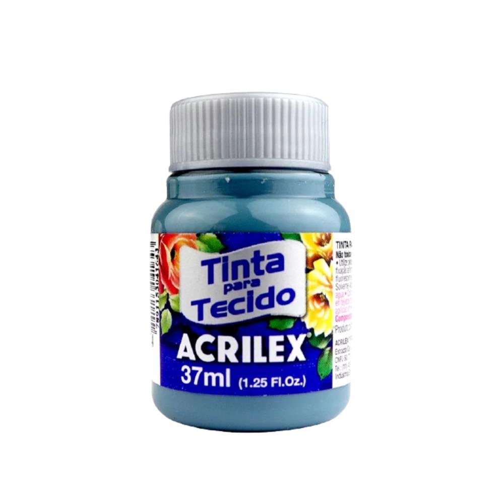 Tinta Tecido Acrilex Cinza Lunar 37Ml C/6 .574