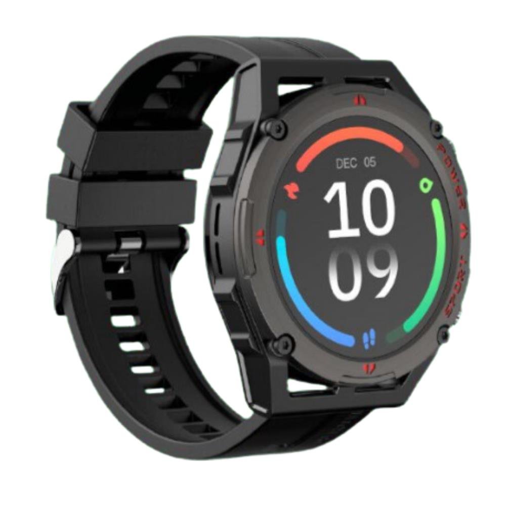 Smartwatch Goldentec GT Track, Tela Full Touch 1,28 IP67, Bluetooth 5.0, Preto