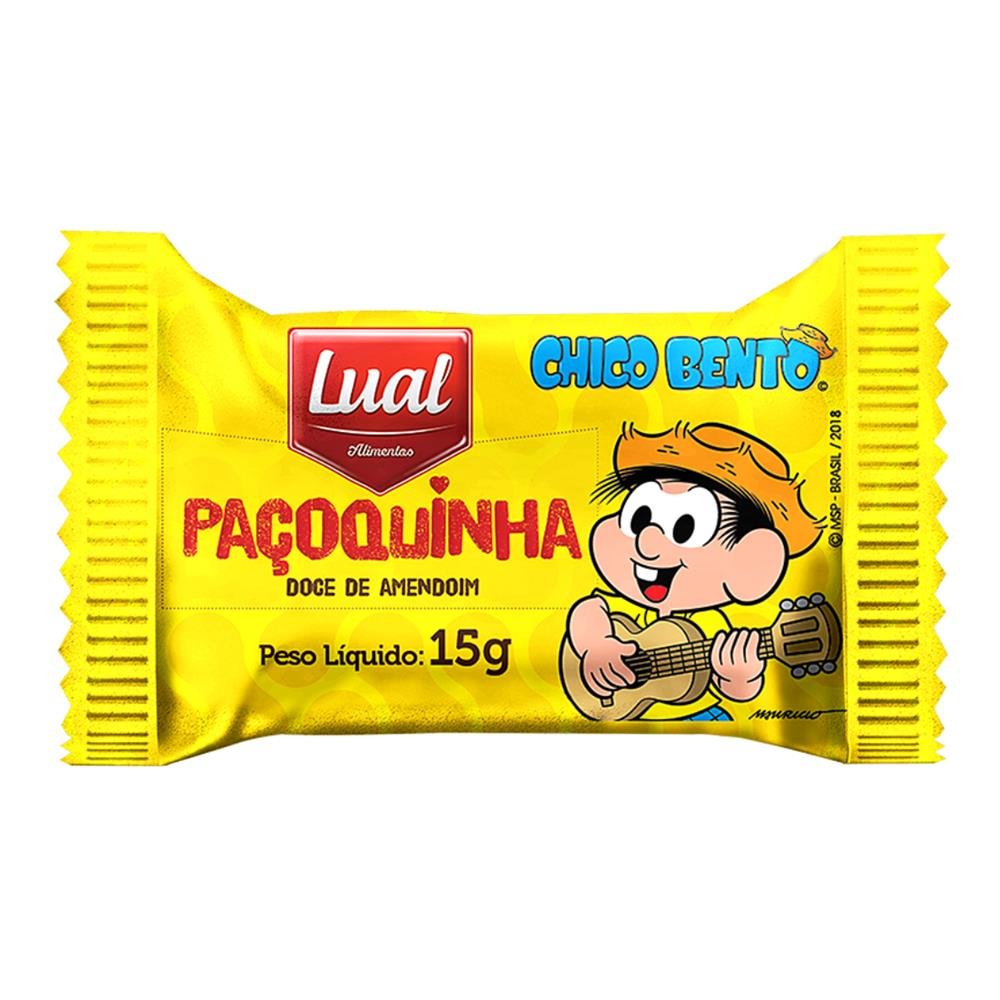 Paçoca Rolha Lual Chico Bento - Caixa 1,5 KG