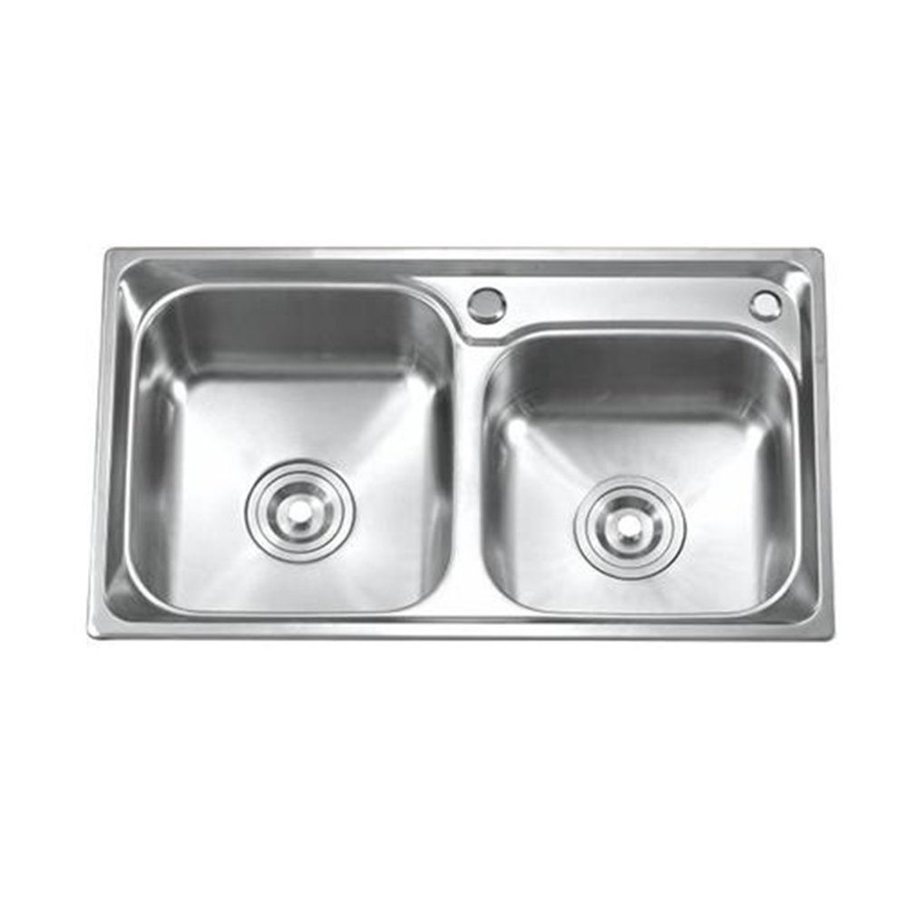 Pia Dupla de Cozinha Inox 68x39x20 Belcca PCD201-01