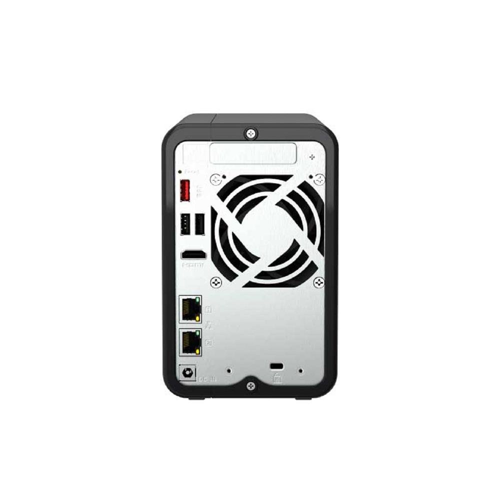Storage Nas Qnap 2 Baias Para HD e SSD Preto TS-264-8G-US