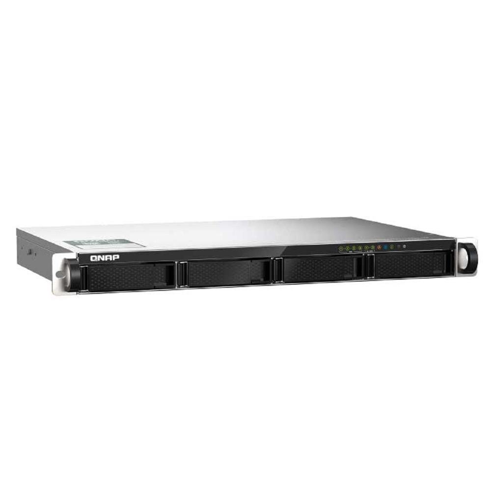 Storage Nas Qnap 4 Baias Para HD e SSD Preto TS-435XEU-4G-US
