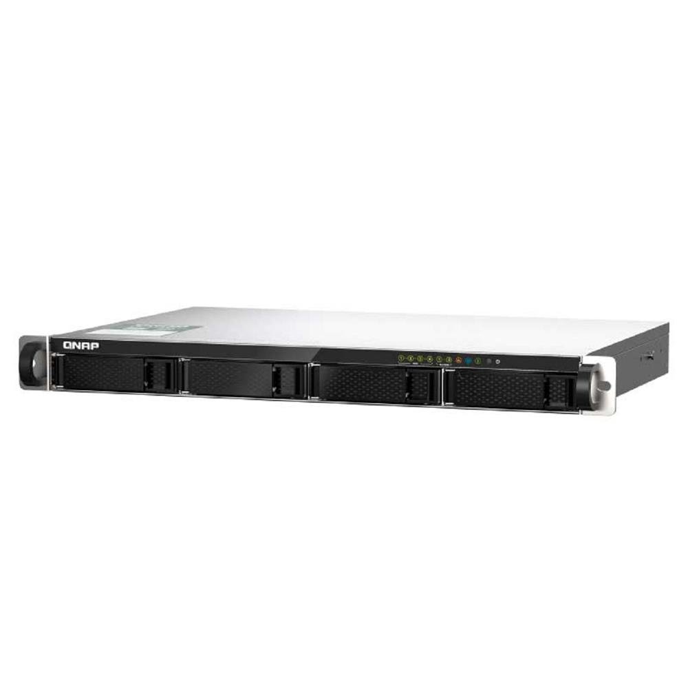 Storage Nas Qnap 4 Baias Para HD e SSD Preto TS-435XEU-4G-US