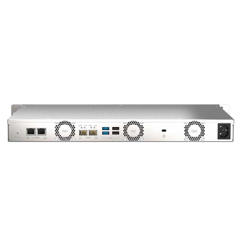 Storage Nas Qnap 4 Baias Para HD e SSD Preto TS-435XEU-4G-US