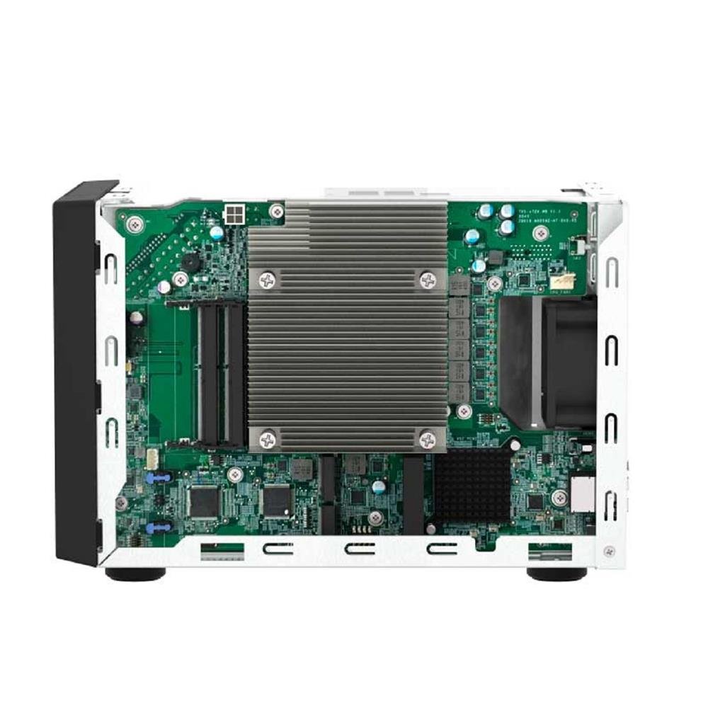 Storage Nas Qnap 4 Baias Para HD e SSD Preto TVS-H474-PT-8G-US