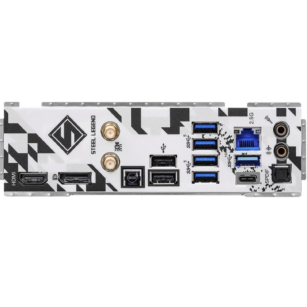 Placa Mãe ASRock B650E Steel Legend WiFi, Chipset B650, AMD AM5, ATX, DDR5