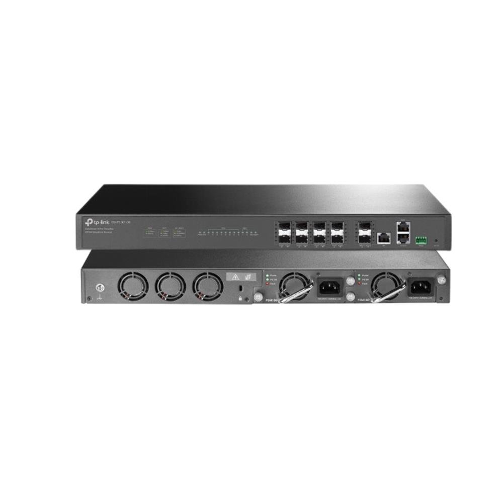 OLT GPON TP-LINK DS-P7001-08, 8 portas, Delta Stream, Fonte dupla